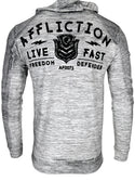 Affliction Men's Lightweight Hoodie Sweatshirt Value Freedom ++