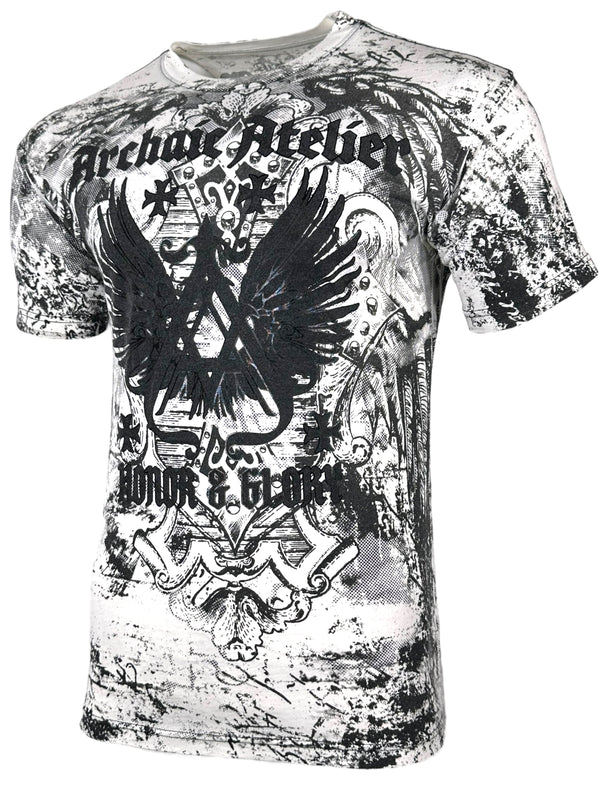 Archaic By Affliction Men's T-shirt Achilles **