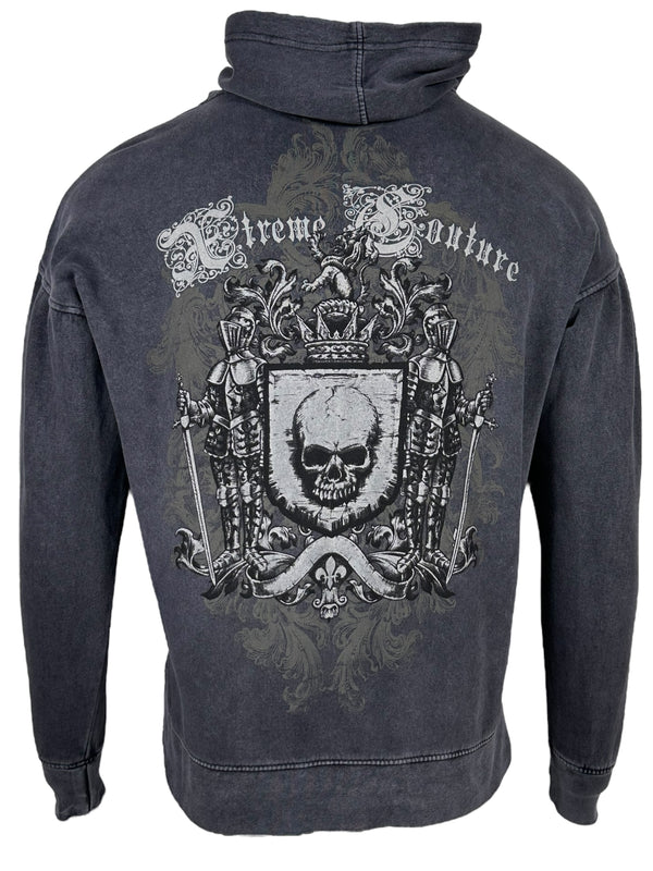 Archaic By Affliction Unisex Oversized Boxy Pullover Hoodie Ordained ++