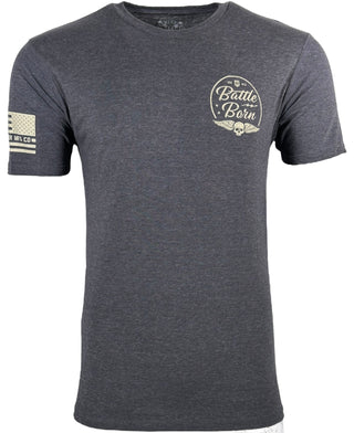 Howitzer Style Men's T-Shirt BORN Military Grunt MFG