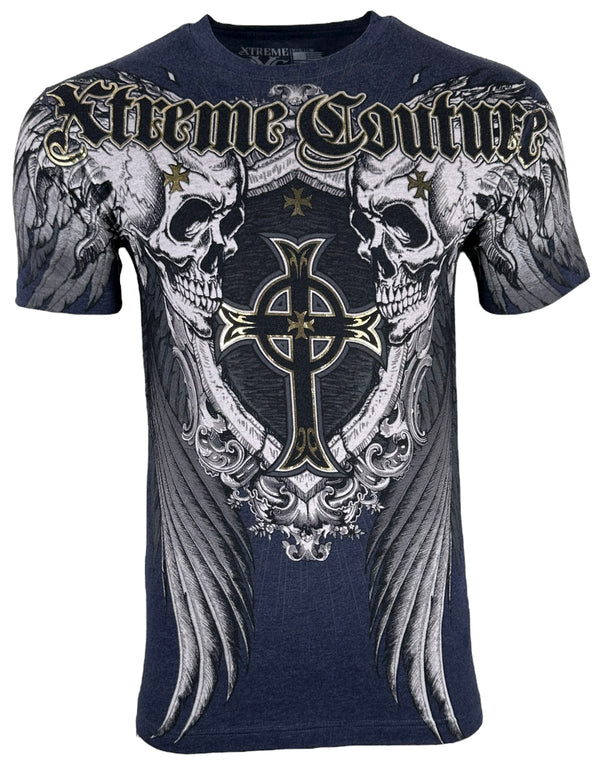 Xtreme Couture By Affliction Men's T-shirt Pulverize **
