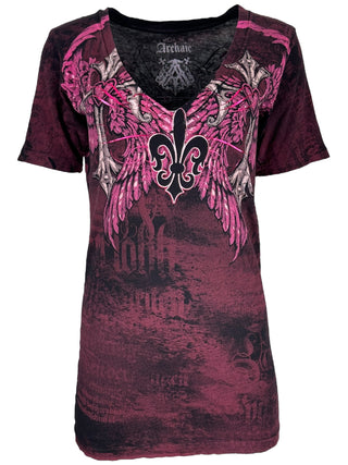 Archaic by Affliction Women's T-Shirt Brave Girl