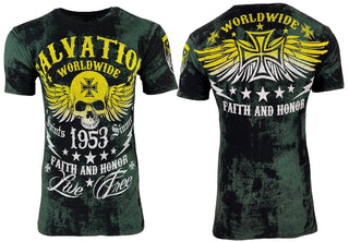 Archaic by Affliction Men's T-Shirt Black Tide