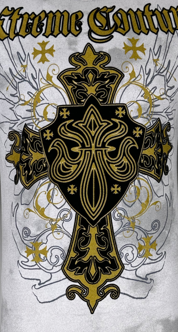 Xtreme Couture by Affliction Men's T-Shirt Charlie Foxtrot