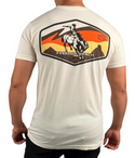 Freedom Ranch Men's T-shirt Sunset Rider