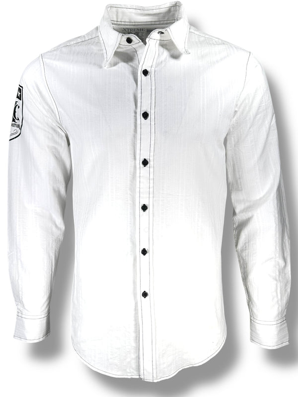 Xtreme Couture by Affliction Men's Button Down Shirt Rain