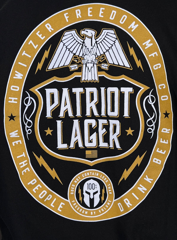 Howitzer Style Men's Hooded Sweatshirt Lager Military Grunt MFG