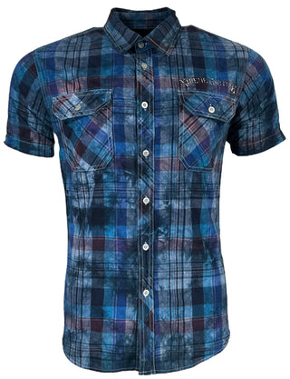 Xtreme Couture by Affliction Men's Button Down Shirt Dont Tread