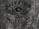Archaic By Affliction Unisex Oversized Boxy Pullover Hoodie Black Tide