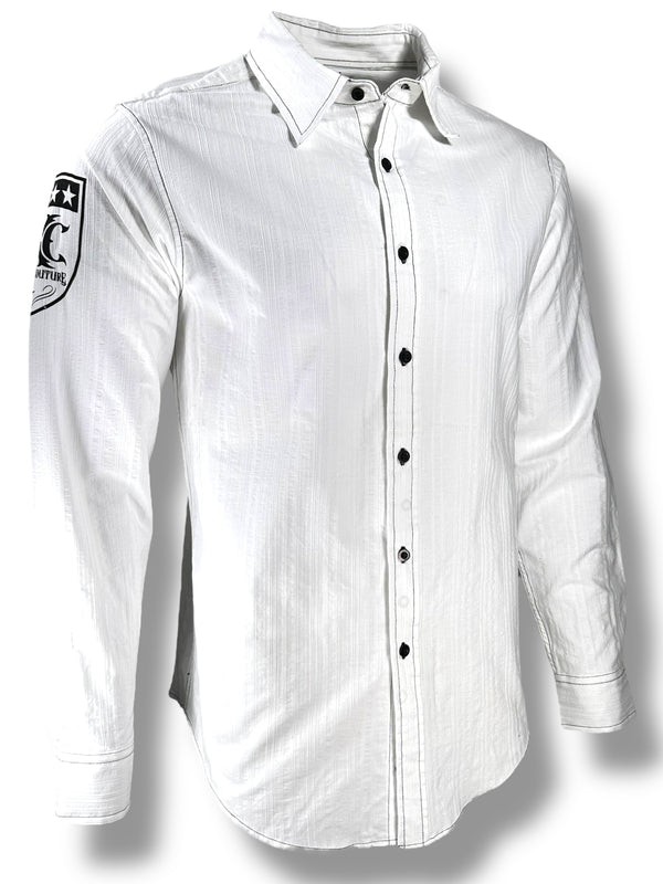 Xtreme Couture by Affliction Men's Button Down Shirt Rain
