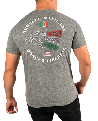 Freedom Ranch Men's T-shirt Orgullo Mexicano