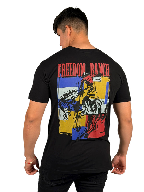 Freedom Ranch Men's T-shirt Geo Rider