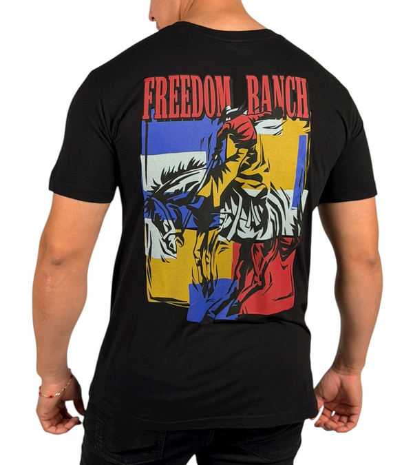 Freedom Ranch Men's T-shirt Geo Rider