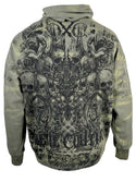 Xtreme Couture By Affliction Unisex Oversized Boxy Pullover Hoodie OFFERING