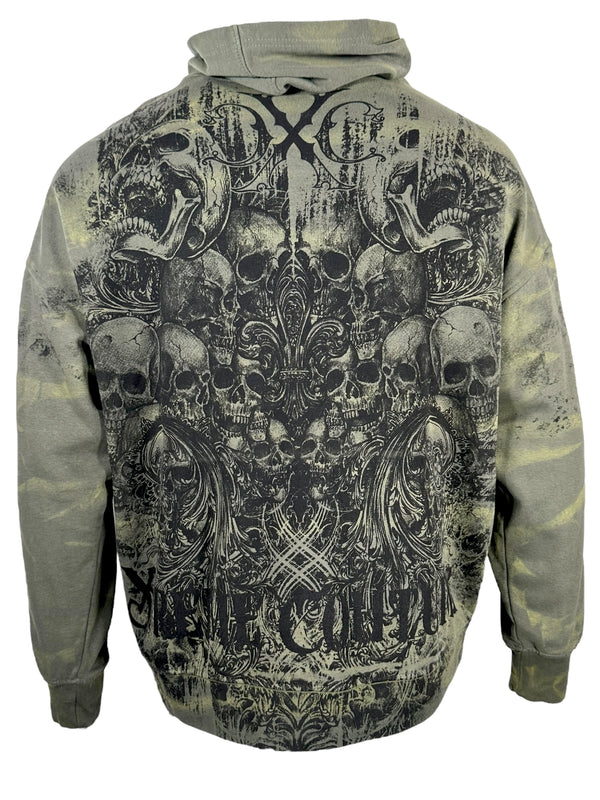 Xtreme Couture By Affliction Unisex Oversized Boxy Pullover Hoodie OFFERING