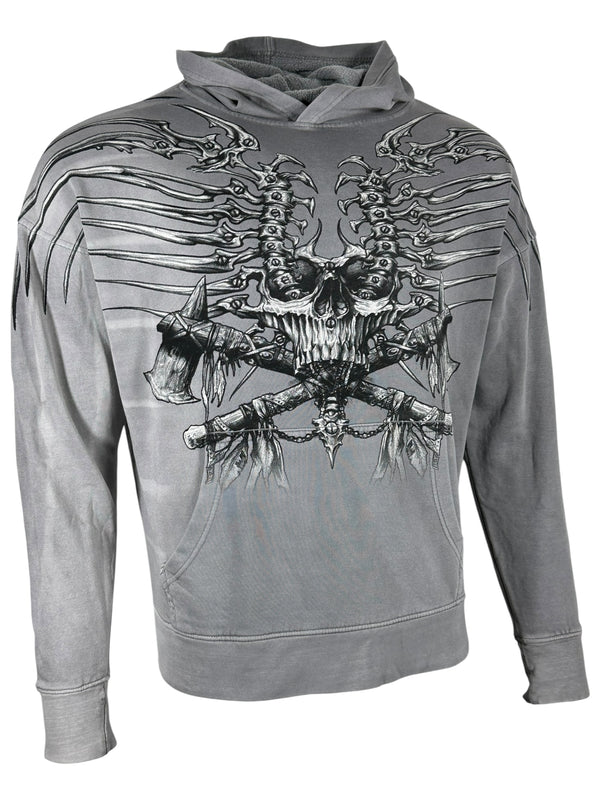 Xtreme Couture By Affliction Men's Hoodie Iron Bones **