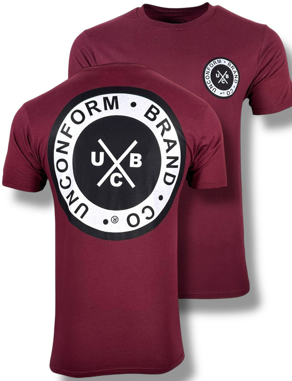 UNCONFORM Men's T-shirt Basic Packs Burgundy