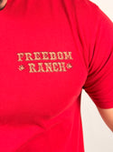Freedom Ranch Men's T-shirt Lean on the Wind (Copy)
