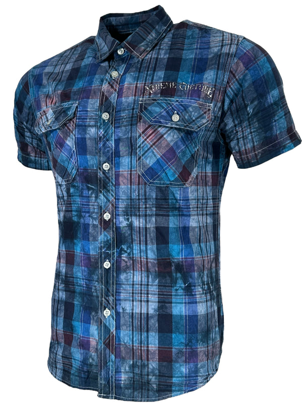 Xtreme Couture by Affliction Men's Button Down Shirt Dont Tread