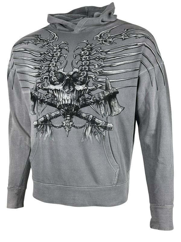Xtreme Couture By Affliction Men's Hoodie Iron Bones **