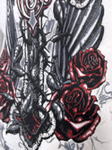 Rebel Saint By Affliction Women's T-shirt Morticia