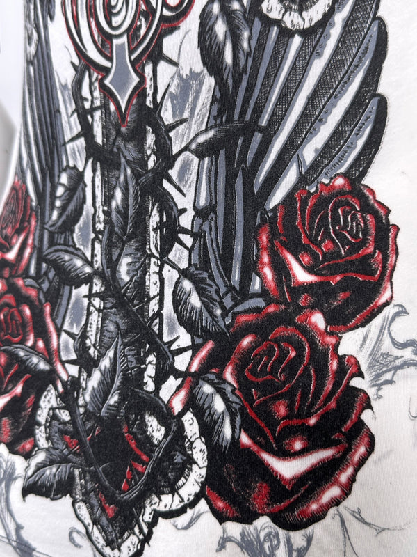 Rebel Saint By Affliction Women's T-shirt Morticia