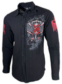 Xtreme Couture by Affliction Men's Button Down Shirt Brawl