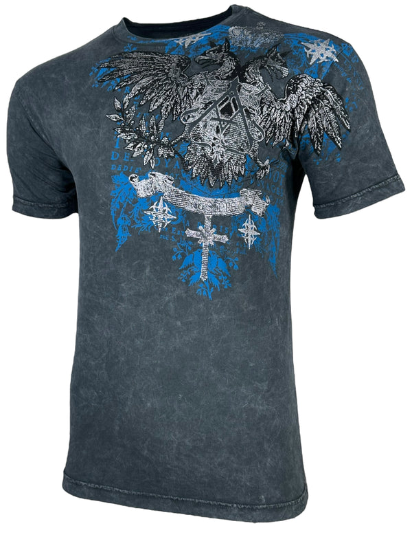 Archaic by Affliction Men's T-Shirt Calcium
