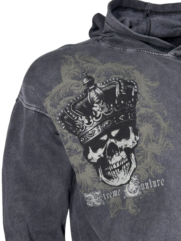 Archaic By Affliction Unisex Oversized Boxy Pullover Hoodie Ordained ++