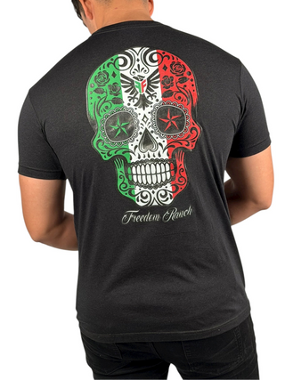 Freedom Ranch Men's T-shirt Skull