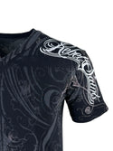 Rebel Saint by Affliction Men's T-Shirt Fracture