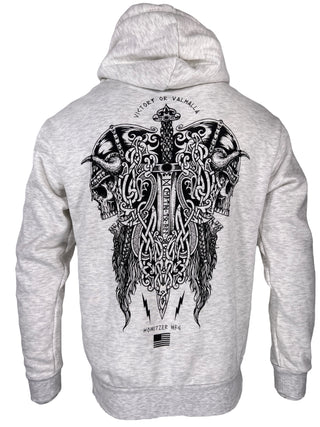 Howitzer Style Men's Viking Honor Hooded Sweatshirt Military Grunt MFG