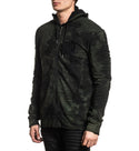 Affliction Men's Zip Up Hoodie Ac Ayahuasca