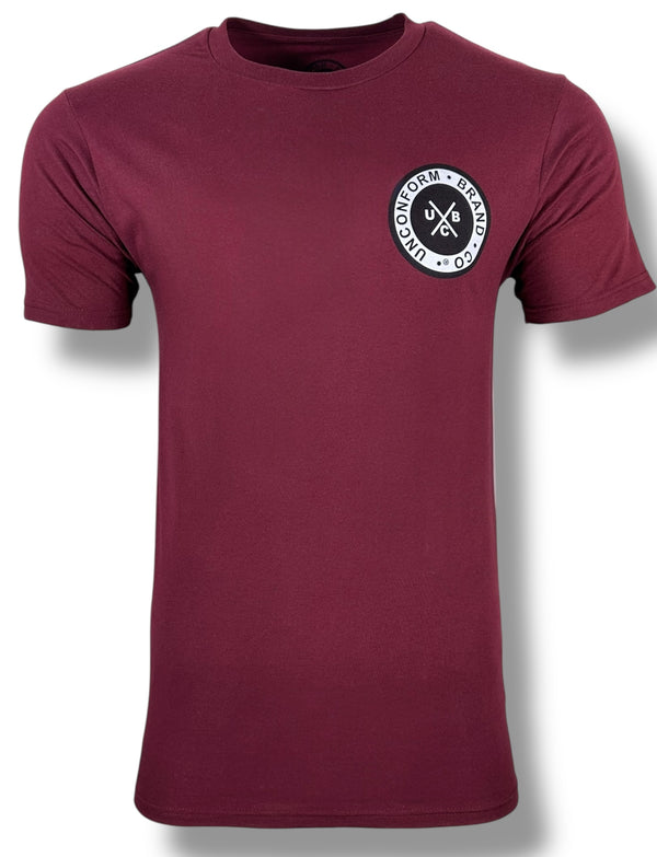 UNCONFORM Men's T-shirt Basic Packs Burgundy