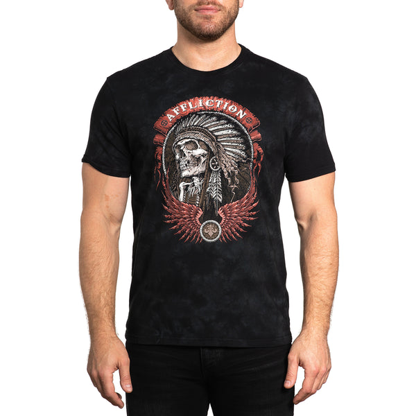 Affliction Men's T-shirt Thunderfoot