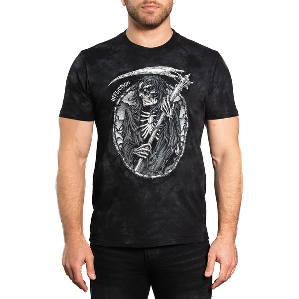 Affliction Men's T-shirt Creepy Reaper