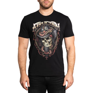 Affliction Men's T-shirt Black Tooth