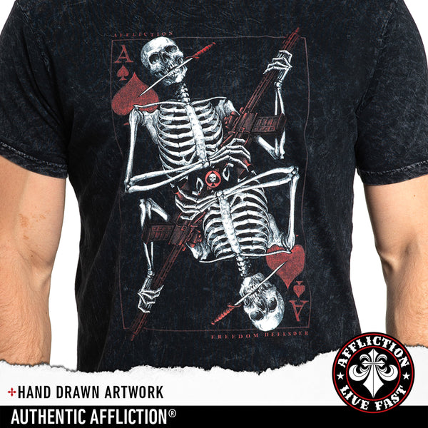 Affliction Men's T-shirt Ace King