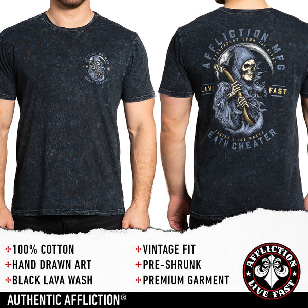 Affliction Men's T-shirt Grave Takers
