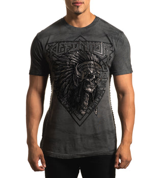 Affliction Men's T-shirt Ac Stone & Steel