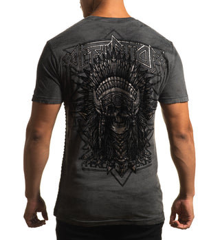 Affliction Men's T-shirt Ac Stone & Steel