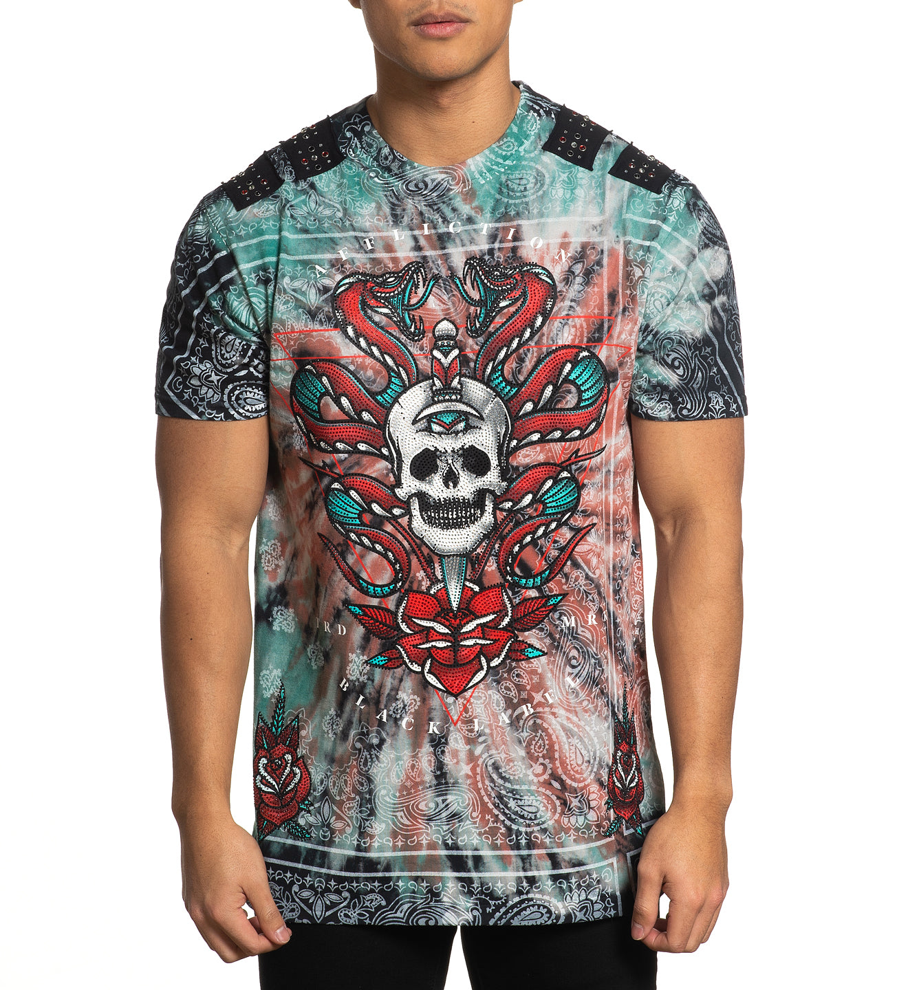 Affliction Men's T-shirt Cryptic Venom
