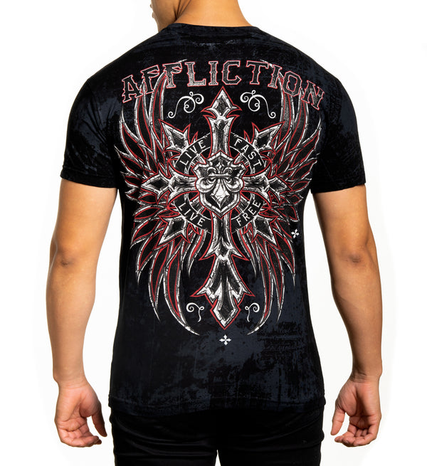 Affliction Men's T-shirt RETRIBUTION