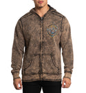 Affliction Men's Hoodie Rustproof Zip Up Hood ^^