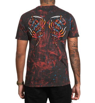 Affliction Men's T-shirt Night Fire