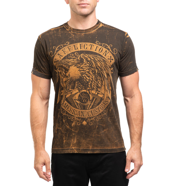 Affliction Men's T-shirt Ac Since 73