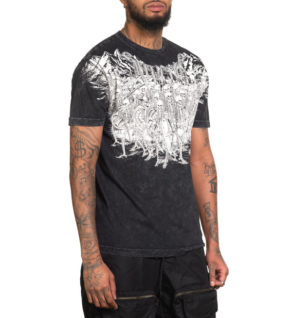 Affliction Men's T-shirt ARMY