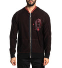 Affliction Men's Zip Up Reversible Hoodie Concrete     ++