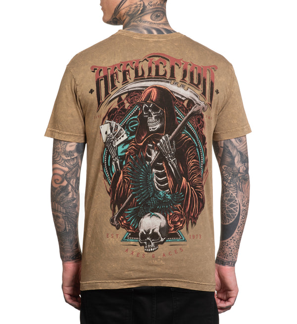 Affliction Men's T-shirt Axes & Aces