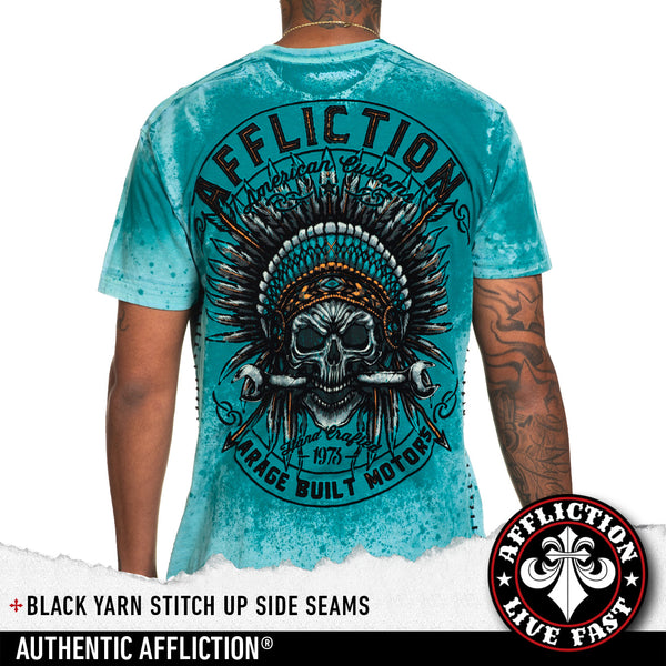Affliction Men's T-Shirt Ac Motor Repair